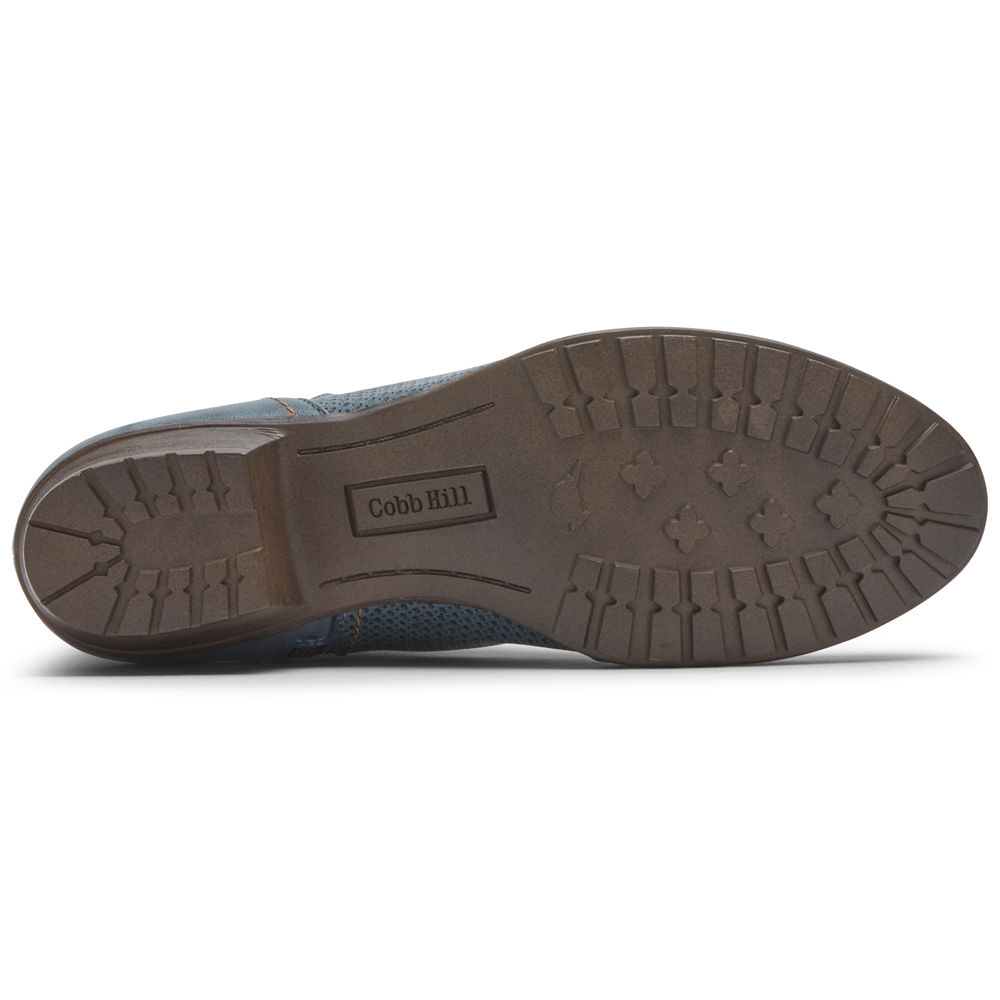 Rockport Støvler Dame Marineblå - Cobb Hill Gratasha V-Cut - QDPC94705